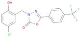 1,3,4-Oxadiazol-2(3H)-one, 3-[(5-chloro-2-hydroxyphenyl)methyl]-5-[4-(trifluoromethyl)phenyl]-