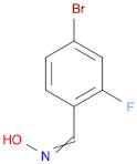 Benzaldehyde, 4-bromo-2-fluoro-, oxime