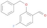 Benzaldehyde, 4-fluoro-2-(phenylmethoxy)-