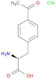 Alanine, 3-(p-acetylphenyl)-, hydrochloride, L- (8CI)