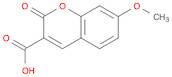 2H-1-Benzopyran-3-carboxylic acid, 7-methoxy-2-oxo-