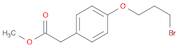 Benzeneacetic acid, 4-(3-bromopropoxy)-, methyl ester