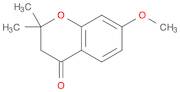 4H-1-Benzopyran-4-one, 2,3-dihydro-7-methoxy-2,2-dimethyl-