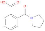 Benzoic acid, 2-(1-pyrrolidinylcarbonyl)-