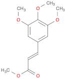 2-Propenoic acid, 3-(3,4,5-trimethoxyphenyl)-, methyl ester, (2E)-