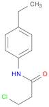 Propanamide, 3-chloro-N-(4-ethylphenyl)-