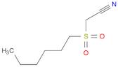 Acetonitrile, 2-(hexylsulfonyl)-