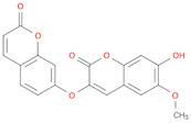 2H-1-Benzopyran-2-one, 7-hydroxy-6-methoxy-3-[(2-oxo-2H-1-benzopyran-7-yl)oxy]-