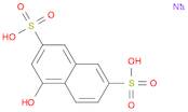 2,7-Naphthalenedisulfonic acid, 4-hydroxy-, sodium salt (1:2)