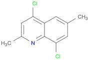 Quinoline, 4,8-dichloro-2,6-dimethyl-