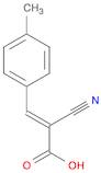 2-Propenoic acid, 2-cyano-3-(4-methylphenyl)-, (2E)-