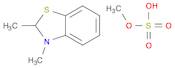 Benzothiazolium, 2,3-dimethyl-, methyl sulfate (1:1)