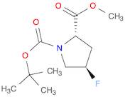 1,2-Pyrrolidinedicarboxylic acid, 4-fluoro-, 1-(1,1-dimethylethyl) 2-methyl ester, (2S,4R)-