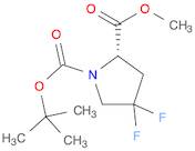 1,2-Pyrrolidinedicarboxylic acid, 4,4-difluoro-, 1-(1,1-dimethylethyl) 2-methyl ester, (2S)-