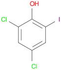 Phenol, 2,4-dichloro-6-iodo-