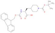 4-Piperidinepropanoic acid, 1-[(1,1-dimethylethoxy)carbonyl]-α-[[(9H-fluoren-9-ylmethoxy)carbonyl]amino]-, (αS)-