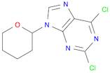 9H-Purine, 2,6-dichloro-9-(tetrahydro-2H-pyran-2-yl)-
