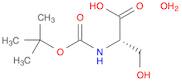 L-Serine, N-[(1,1-dimethylethoxy)carbonyl]-, monohydrate (9CI)