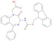 1H-1,4-Benzodiazepine-1-acetic acid, 3-[[(9H-fluoren-9-ylmethoxy)carbonyl]amino]-2,3-dihydro-2-oxo-5-phenyl-