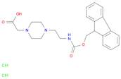 1-Piperazineacetic acid, 4-[2-[[(9H-fluoren-9-ylmethoxy)carbonyl]amino]ethyl]-, hydrochloride (1:2)