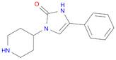 2H-Imidazol-2-one, 1,3-dihydro-4-phenyl-1-(4-piperidinyl)-