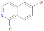 Isoquinoline, 6-bromo-1-chloro-