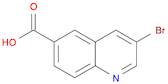 6-Quinolinecarboxylic acid, 3-bromo-