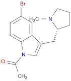 Ethanone, 1-[5-bromo-3-[[(2R)-1-methyl-2-pyrrolidinyl]methyl]-1H-indol-1-yl]-