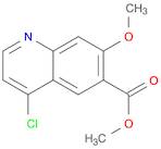 6-Quinolinecarboxylic acid, 4-chloro-7-methoxy-, methyl ester