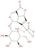 Carbonothioic acid, O-[[(2aS,4aS,5S,7bS)-5-(β-D-glucopyranosyloxy)-2a,4a,5,7b-tetrahydro-1-oxo-1H-2,6-dioxacyclopent[cd]inden-4-yl]methyl] S-methyl ester
