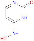 2(1H)-Pyrimidinone, 6-(hydroxyamino)-