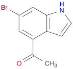 Ethanone, 1-(6-bromo-1H-indol-4-yl)-