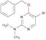2-Pyrimidinamine, 5-bromo-N,N-dimethyl-4-(phenylmethoxy)-
