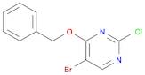 Pyrimidine, 5-bromo-2-chloro-4-(phenylmethoxy)-