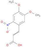 2-Propenoic acid, 3-(4,5-dimethoxy-2-nitrophenyl)-