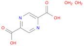 2,5-Pyrazinedicarboxylic acid, hydrate (1:2)