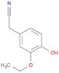 Benzeneacetonitrile, 3-ethoxy-4-hydroxy-