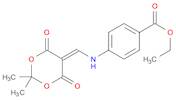 Benzoic acid, 4-[[(2,2-dimethyl-4,6-dioxo-1,3-dioxan-5-ylidene)methyl]amino]-, ethyl ester