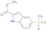 1H-Indole-2-carboxylic acid, 5-(methylsulfonyl)-, methyl ester