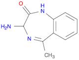 2H-1,4-Benzodiazepin-2-one, 3-amino-1,3-dihydro-5-methyl-