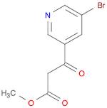 3-Pyridinepropanoic acid, 5-bromo-β-oxo-, methyl ester