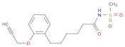 Benzenehexanamide, N-(methylsulfonyl)-2-(2-propyn-1-yloxy)-