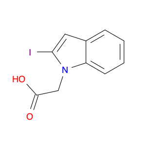 1H-Indole-1-acetic acid, 2-iodo-