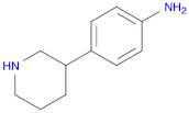 Benzenamine, 4-(3-piperidinyl)-