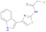 Acetamide, 2-chloro-N-[4-(1H-indol-3-yl)-2-thiazolyl]-