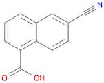 1-Naphthalenecarboxylic acid, 6-cyano-