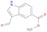 1H-Indole-5-carboxylic acid, 3-formyl-, methyl ester