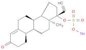 19-Norpregn-4-en-20-yn-3-one, 17-(sulfooxy)-, (17α)- (9CI)