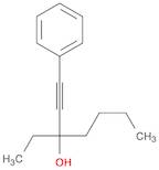 1-Heptyn-3-ol, 3-ethyl-1-phenyl-