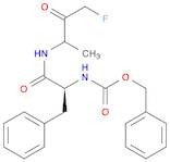 Carbamic acid, N-[(1S)-2-[(3-fluoro-1-methyl-2-oxopropyl)amino]-2-oxo-1-(phenylmethyl)ethyl]-, phenylmethyl ester